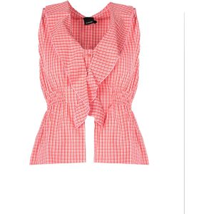 Pinko - Mouwloze Top - Rood - Katoen