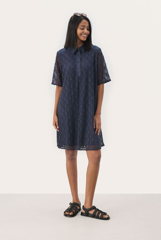 Jurk Relaxed fit blue navy