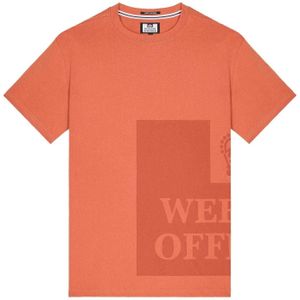Weekend Offender Heren Ryan Tonaal Gevangenis T-shirt (Oranje)