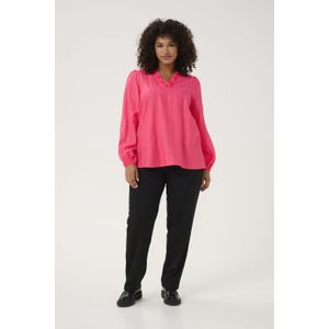 Blouse met lange mouwen Regular fit Raspberry pink