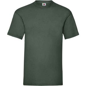 Fruit of the Loom Heren Valueweight T-Shirt (Fles groen)