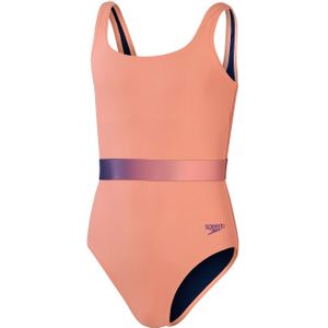 Meisjes Speedo Junior CONTTED COSTUME 1PC JF in koraal