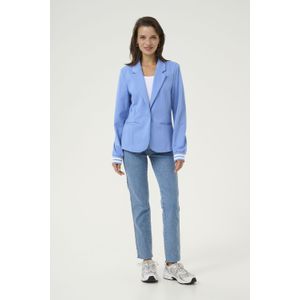 Kaffe - KINNIE - Blazer - Lichtgrijs - Materiaalmix met Viscosegehalte