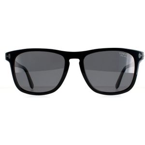 Tom Ford rechthoek heren zwart grijs gepolariseerd ft0930-n gerard zonnebril | Sunglasses