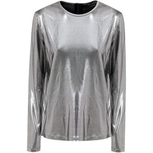 Tom Ford - T-shirt - Grijs - Viscose - Dames