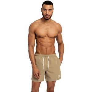 Umbro Heren Taped Swim Shorts (Khaki) - Maat S