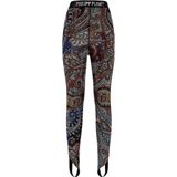Philipp Plein - Leggings - Veelkleurig - Katoen - Asymmetrische Zoom
