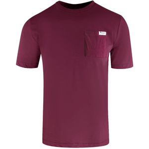 Aquascutum - Active - T-shirt - Burgundy - Klein Zakje
