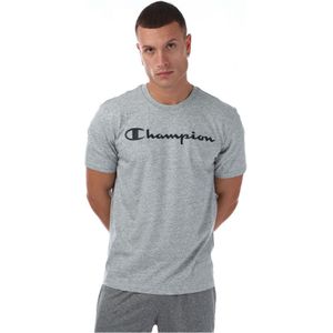Champion T-shirt met ronde hals voor heren, grijs