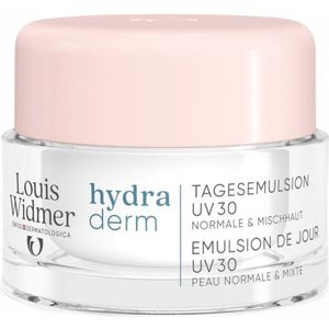 Louis Widmer Hydraderm Dagemulsie Uv30 Anti-age Dagcreme Zonder Parfum 50ml