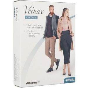 Veinax Knie-kous Vrouw Katoen 2 Lang Zwart M3