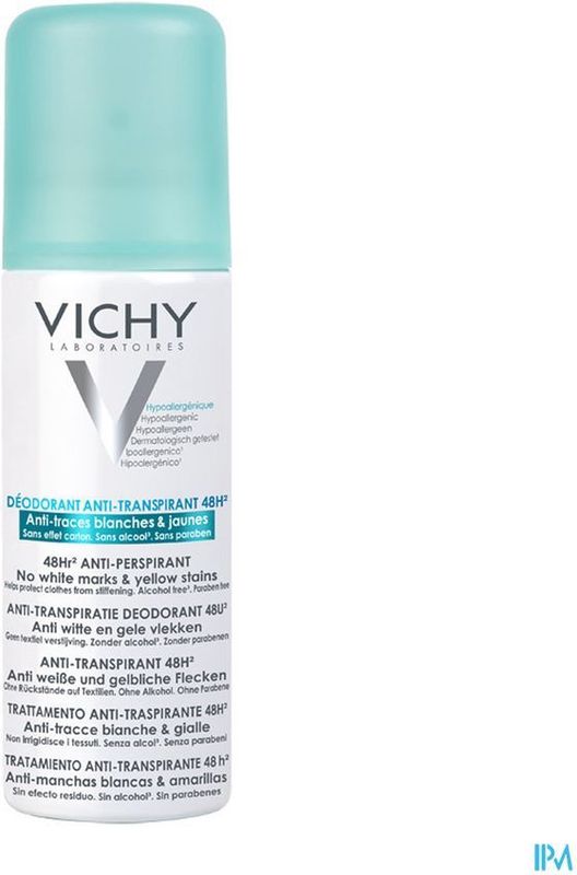 Vichy Deodorant Anti-Vlekken 48u 125ml