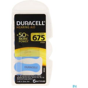 Duracell Easytab Hoorbatterij Da675 6 Blauw