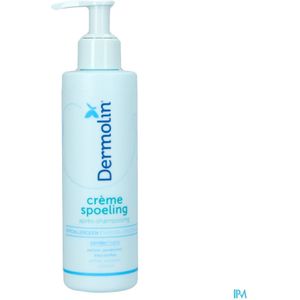 Dermolin Crèmespoeling Gevoelige Huid Parfumvrij Tube 200ml