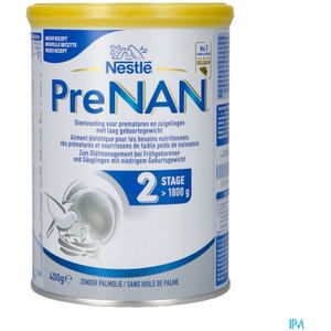 PreNan Stage 2 Zuigelingenmelk Baby Laag Geboortegewicht 400g