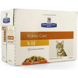 Hills Prescrip.diet Feline Kd Maaltijdzakje 12x85g