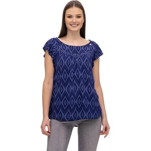 ragwear - Ikkat Top Damen night blue