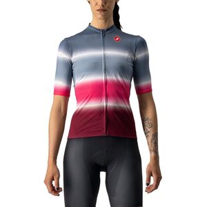 Castelli - Dolce Radtrikot Damen light steel blue bordeaux
