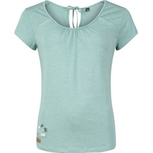 Chillaz - Hide the Best Time To Chill Flower T-Shirt Damen green melange