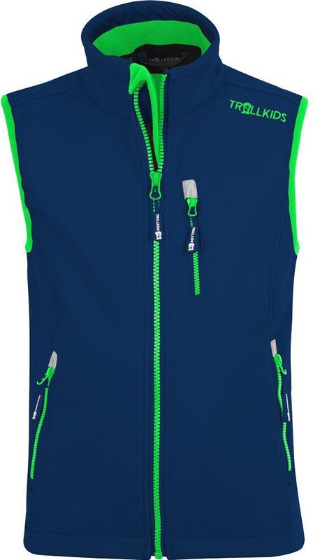 Trollkids - Trollfjord Weste Kinder navy light green