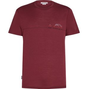 Icebreaker - Merino 150 Tech Lite Single Line Camp T-Shirt Herren port