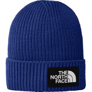 The North Face - Box Logo Cuff Beanie Kinder blau