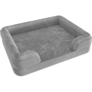 Orthopedisch hondenbed Kimba met hoge rand - L (94 x 72 x 18 cm)