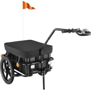 Fietskar CargoXpress, multifunctioneel, tot 50kg - zwart