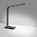 Tectake - Novaly - Bureaulamp - Zwart - Dimbaar, Inklapbaar, 5W