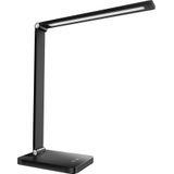 Tectake - Novaly - Bureaulamp - Zwart - Dimbaar, Inklapbaar, 5W
