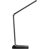 Tectake - Novaly - Bureaulamp - Zwart - Dimbaar, Inklapbaar, 5W