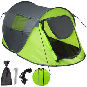 Pop-up tent waterdicht - grijs/groen
