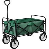 tectake® - Bolderkar bolderwagen transportkar - opvouwbaar - groen - 402596