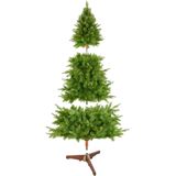 Tectake - Cupid - Kunstkerstboom - Groen - 220 cm, Spuitgiet- en PVC-naalden
