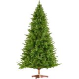 Tectake - Cupid - Kunstkerstboom - Groen - 220 cm, Spuitgiet- en PVC-naalden