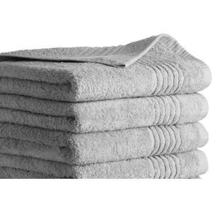 Gastendoek Supreme 650 GSM - 100% Egyptisch Katoen - 6 stuks - 30x50 - licht grijs
