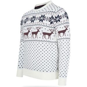 Warme Noorse truien voor de feestdagen - Off white - M