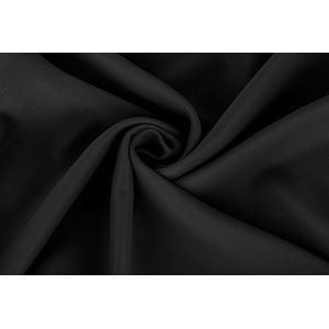 Luxe verduisterende gordijnen - Zwart - 300x250 cm met ringen