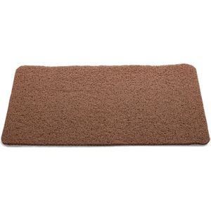 Anti-slip douchemat - Bruin - 2 stuks