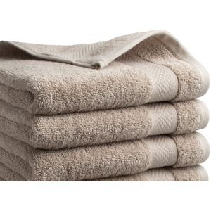 DoubleDry Handdoek Hotel Collectie - 3 stuks - 70x140 - taupe
