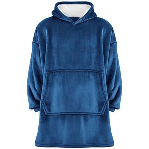Ultrazacht hoodie deken - Blauw