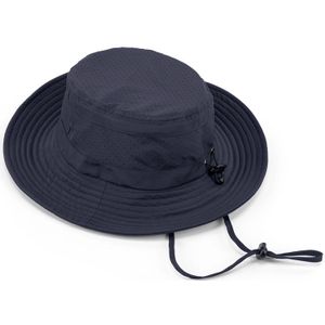 Luchtdoorlatend zomerhoedje - Donkerblauw