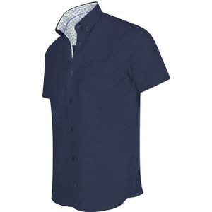 Stijlvolle zomerhemden met korte mouwen - Navy - 3XL