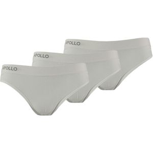 3-pack naadloze slips, hipsters of maxi-slips voor vrouwen - Slips - wit - M