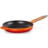 Le Creuset - Koekenpan - Oranjerood - Gietijzer - 28 cm