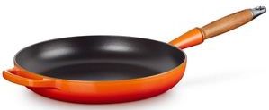 Le Creuset - Koekenpan - Oranjerood - Gietijzer - 28 cm