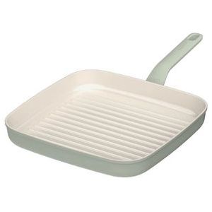 LEO Grillpan antikleef Balance Sage - Ø 24cm - Groen - PFAS-vrij