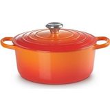 Braadpan Le Creuset Signature Rond Oranjerood 26 cm