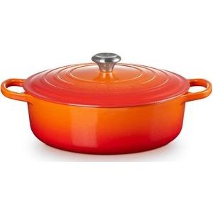 Braadpan Le Creuset Signature Laag Oranjerood 30 cm