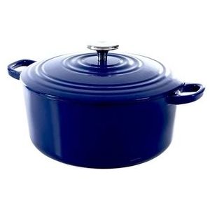 BK Bourgogne braadpan Ø 24 cm - blauw - gietijzer - inductie